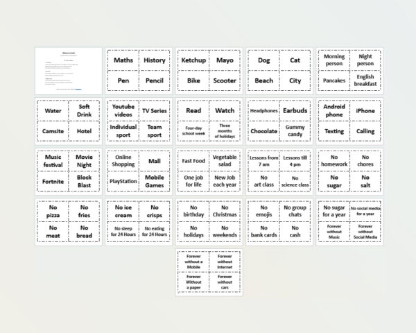 Dilemma Cards - 20x A1 + 20x A2 - Image 2