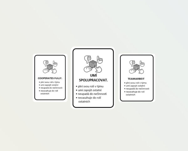 Soft Skill karta - UMÍ SPOLUPRACOVAT