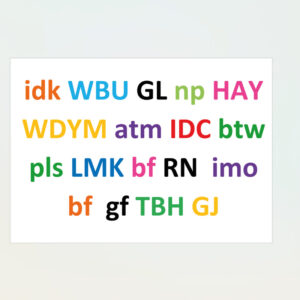 Text Speech - Online zkratky